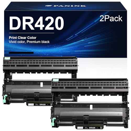 Compatible Drum Unit Replacement for Brother DR-420 DR 420 DR420 Drum Unit Compatible with HL-2270DW HL-2280DW HL-2230 HL-2240 MFC-7360N MFC-7860DW DCP-7065DN Printer - 2 Pack Not Toner