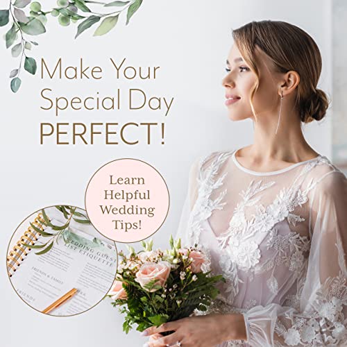 Your Perfect Day Floral Wedding Planner Book & Organizer - Bridal Binder with Countdown Calendar