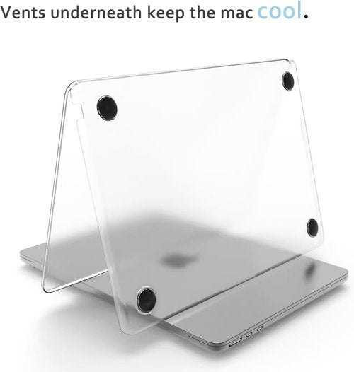 Frost Case for MacBook Air 13" M1 | 6-in-1 Hard Shell, Keyboard Cover & Screen Protector - Matte Clear