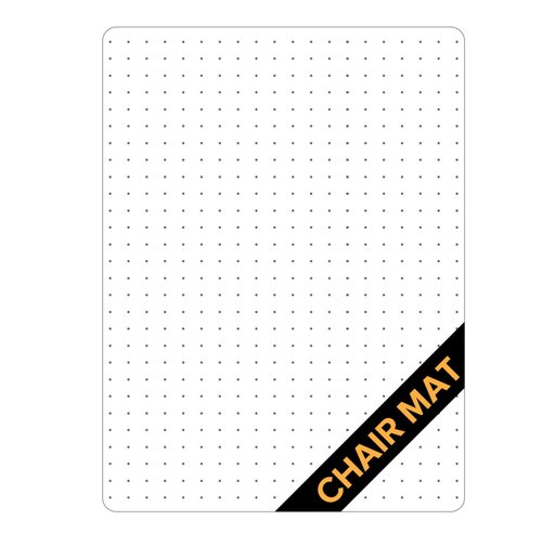 Chair Mat for Carpet, QQpony 50" x 60" Office Chair Mat for Carpeted Floors, Heavy Duty Rolling Computer Desk Mat with Grips, Hard Floor Protector Mat for Home (Clear)