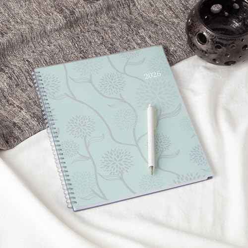 Blue Sky 2026 Weekly and Monthly Planner Calendar, January 2026 - December 2026, 8.5" x 11", Flexible Cover, Laminated Tabs, Durable Twin Wire Binding, Storage Pocket, Rue Du Flore