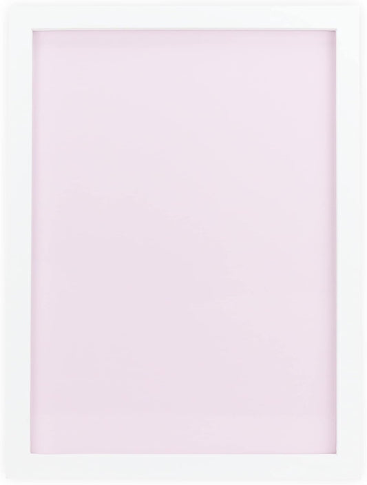 Stiles Magnetic Letter Board - 16"x12" Wooden Message Board for Menu & Announcements | Pink Decor