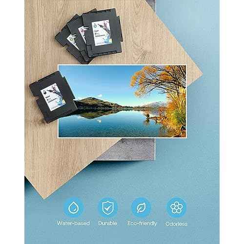 Hiipoo 3.6.0 SG500 SG1000 Sublimation Ink Cartridge Compatible for Sawgrass Virtuoso SG500 SG1000 Printer, Latest Upgrade Chip No AB Serial Number(4-Pack, BK/C/M/Y)