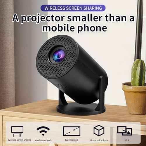 Mini Projector with WiFi, 1080P Full HD Portable Projector, 270¡Æ Adjustable, Video Movie Projector for Android Laptop PC Smartphone