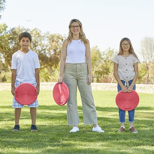 ECR4Kids CircleSpots, Seating Pads, Red, 10-Pack