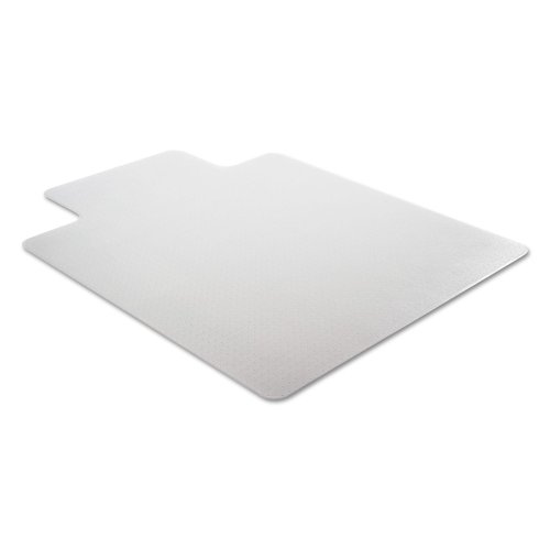 Alera Studded Chair Mat for Flat Pile Carpet, 36" x 48", with Lip, Clear