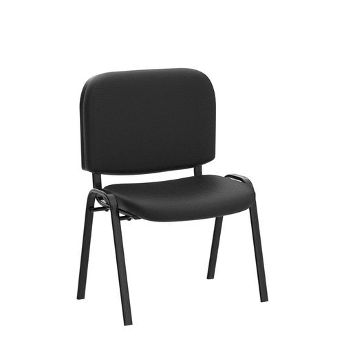 VINGLI Waiting Room Chairs, 5-Pack Black Mesh Church Chairs Conference Room Chairs Stackable Armless Chairs, Office Guest Chairs & Reception Chairs Stacking Chairs for Meeting Room, Office Lobby