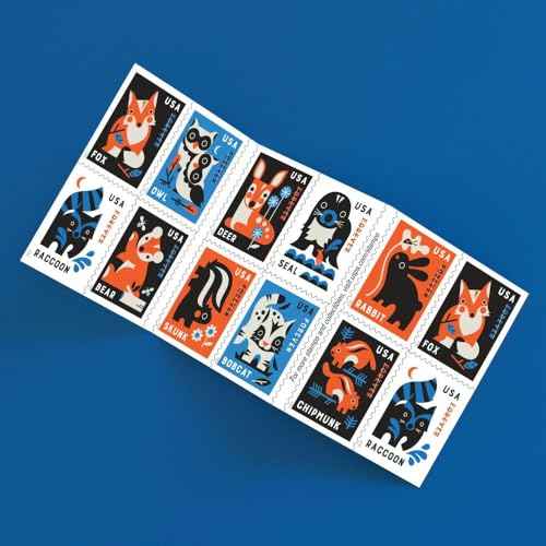 Baby Wild Animals 2025 (Book of 20) First-Class Mail Forever Postage Stamps