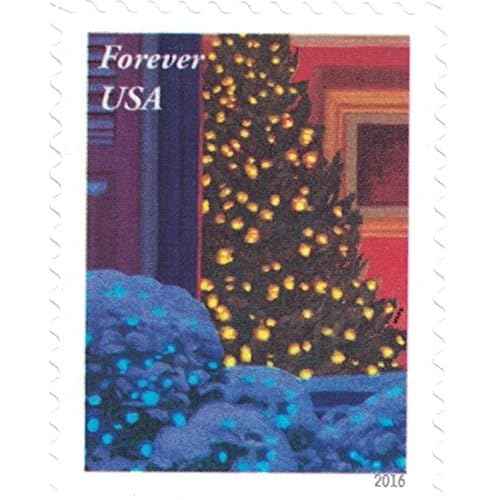 USPS Holiday Windows Forever Stamps Book of 20 - Scott 5145-5148