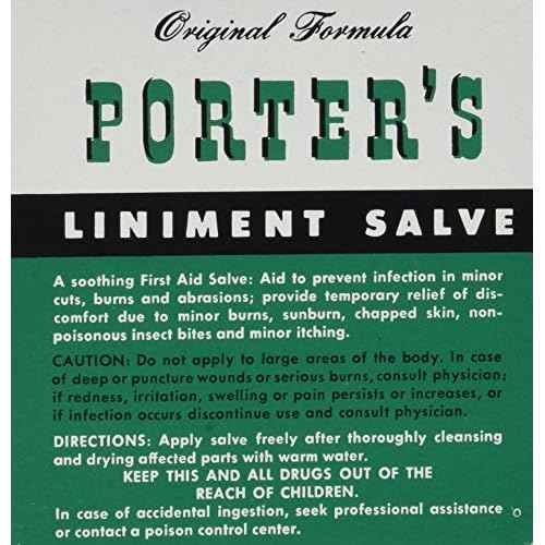 Porter's Liniment Salve, 2 Count