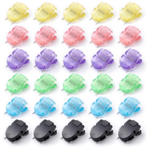 30 Pack Colorful Wall Cubicle Clips for Photos, Notes & Papers - Office & Home Organization