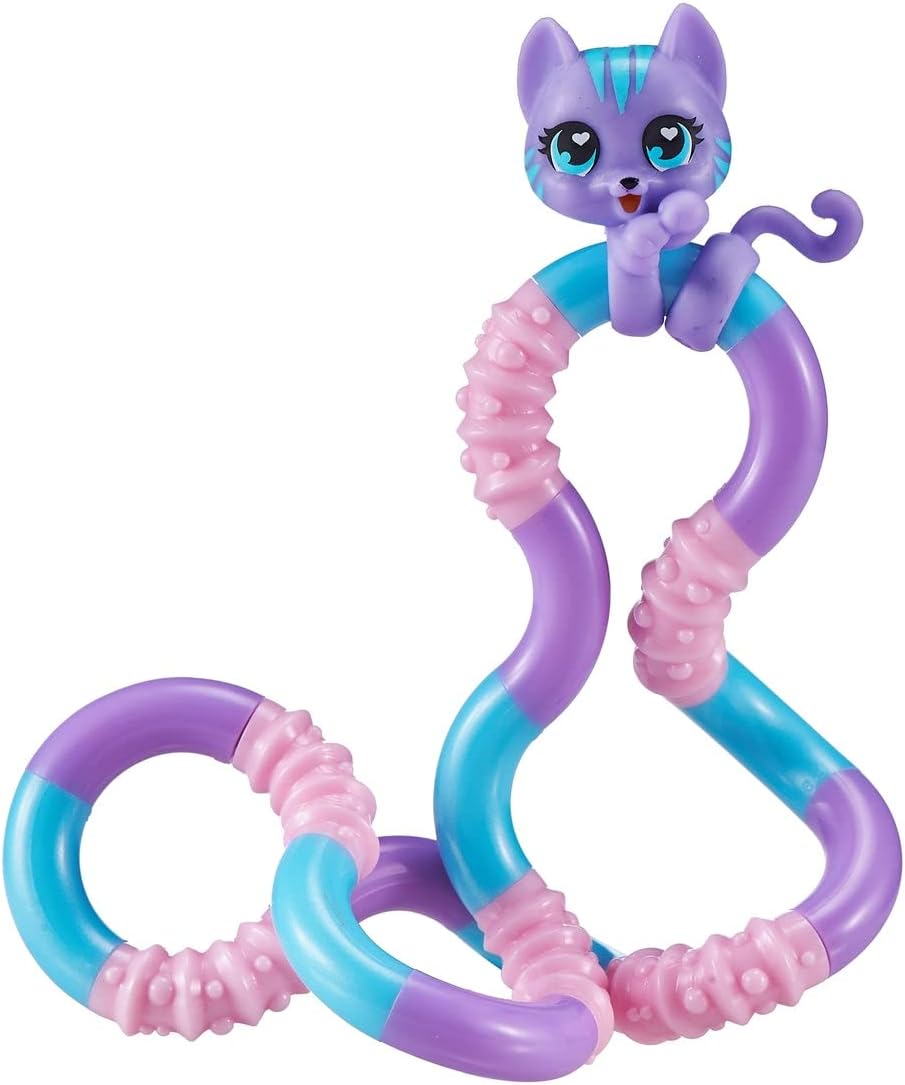 Tangle Jr. Pets 2-Pack Fidget Toys for Kids - Adorable Kitty & Bunny Characters | Perfect Gift for School