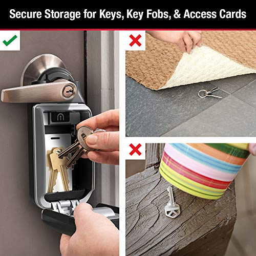 Master Lock Set Your Own 4-Digit Combo Portable Key Lock Box — Black, 6 Key Capacity