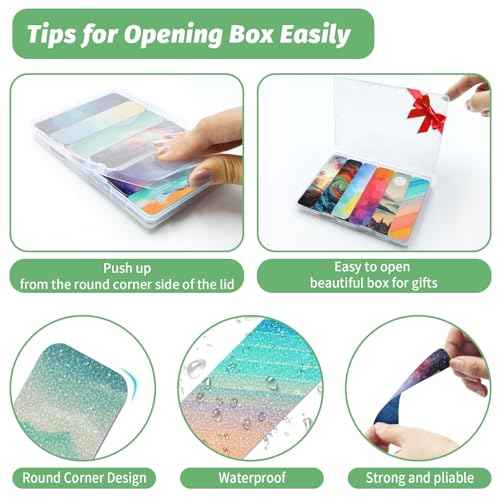 72 Pieces Anxiety Sensory Stickers with Storage Box - Calming Stickers for ADHD - 2 Textured Surface Adhesives - Sensory Strips for Office & Classroom Desk Relieve Adult & Teen Stress