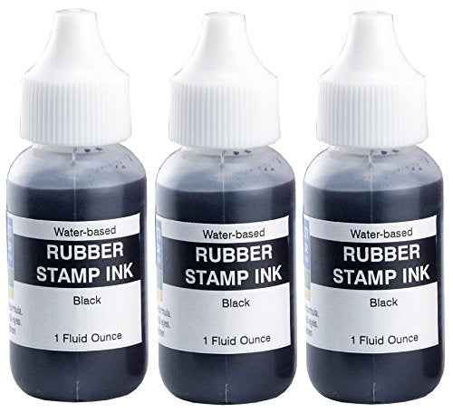 Uimprint Extra Large 8'' x 12'' Industrial Rubber Stamp Ink Pad in Metal Case, Black Stamp Pad