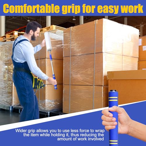 Long Handle Pallet Stretch Wrap Dispenser, Film Packing Machine,