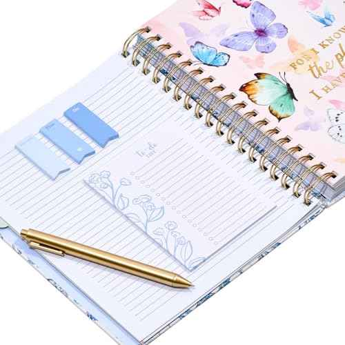 Votum August 2025 to January 2027 Large Back to School Academic Planner- Daily, Weekly & Monthly Organizer with Pens, Stickers, Sticky Notes, and a Sturdy Cover - Bloom with Grace