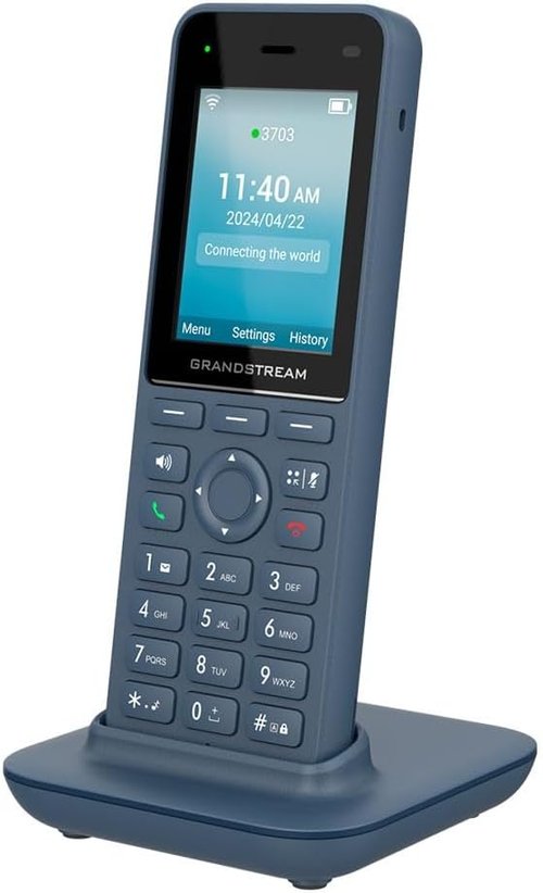 Grandstream Cordless WiFi IP Phone - WP826 SIP Phone with High-Quality Audio & Long Battery Life