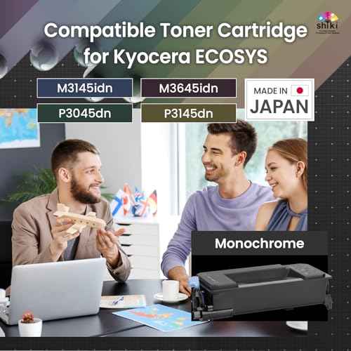 SHIKI Compatible Toner Cartridge for Kyocera ECOSYS M3145idn/M3645idn/P3045dn/P3145dn (TK3162) 12,500 Pages (Monochrome)