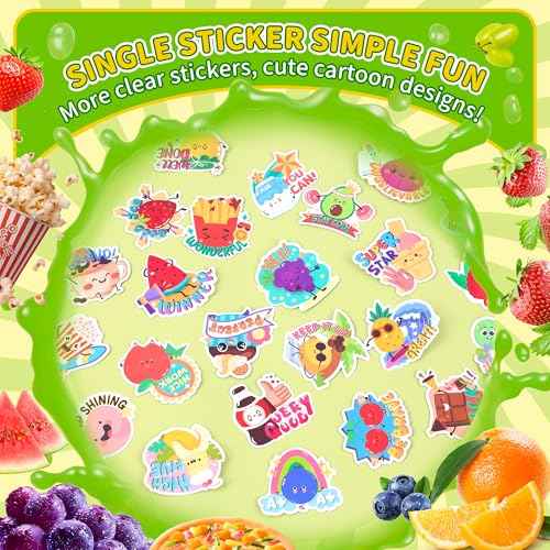 300PCS Large Scratch and Sniff Stickers, Scented Smelly Stickers for Kids, Bigger Motivational Reward Sticker with 25 Scents, Incentive Teachers Students Sticker Must Haves for Classroom School Supply