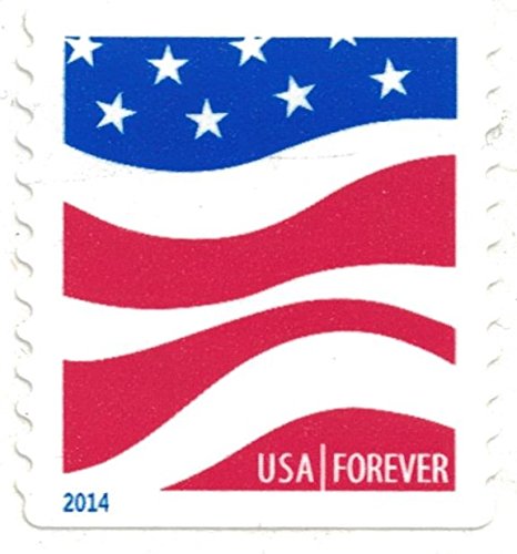 USPS Red White and Blue Forever Postage Stamps - 20 Classic American Flag Design