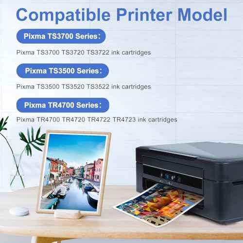 PG-275 XL/CL-276 XL Ink 275 and 276 Replacement for Canon 275 and 276 Ink Cartridges Cannon Ink 275 276 Combo Pack 275XL 276XL for Pixma TS3722 TS3700 TR4722 TR4720 TR4700 TS3522 TS3500 Printer