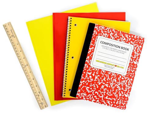 School Supply Box for Grades K-5 - 1 Box with Art & Writing Supplies