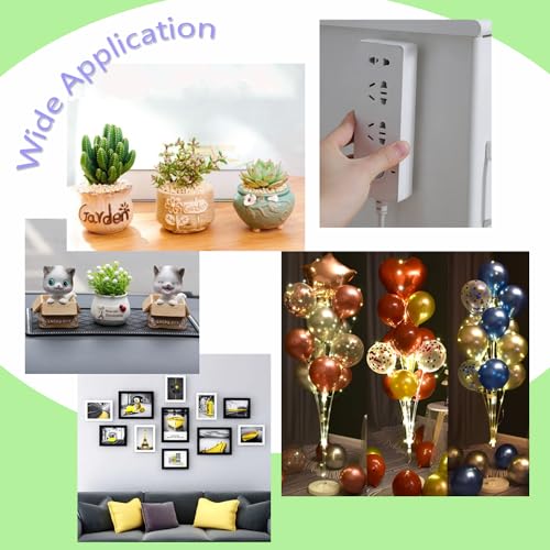 JUICENO 0.79'' Sticky Tack 350 Pcs Double Sided Clear Putty Dots, Removable Waterproof Poster Adhesive