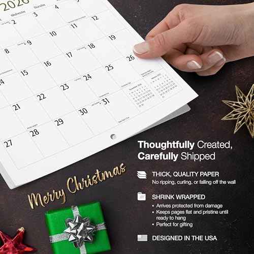 MICASA Wild & Beautiful National Parks 2026 Wall Calendar 12 Month | 12" x 24" Open | Thick & Sturdy Paper | Giftable | Calendar 2026