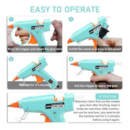 Hot Glue Gun Kit Mini: Mini Hot Glue Guns Kit with 30 Sticks Melt Glue Gun Craft for School DIY Arts Home Quick Repairs Multi-application