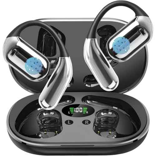AI Translation Earbuds Real Time, 144 Language Translator Earbuds with APP Compatible with iOS & Android, Bluetooth Headphones Translating Device for Travel Business and Learning - Black