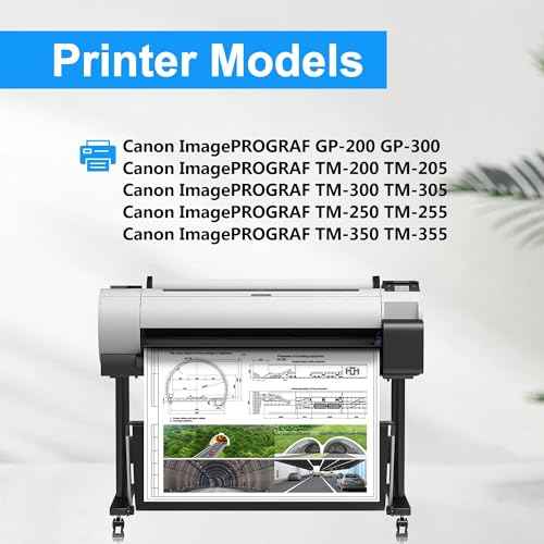 LCL PFI-120 PFI120 Matte Black 130-ml Ink Cartridge Replacement for Canon PFI120MBK PFI-120MBK 2884C001AA for ImagePROGRAF GP-200 GP-300 TM-200 TM-205 TM-300 TM-305 TM-250 TM-255 TM-350 TM-355(1-Pack)
