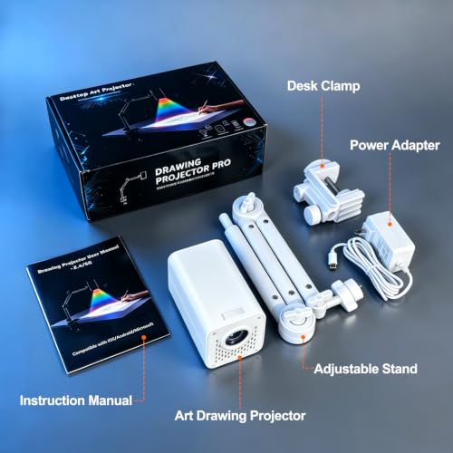 Art Projector for Tracing & Drawing, Wireless, Adjustable Stand