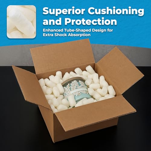 MagicWater Supply Packing Peanuts for Shipping - Bio Tube 1 Cu Ft