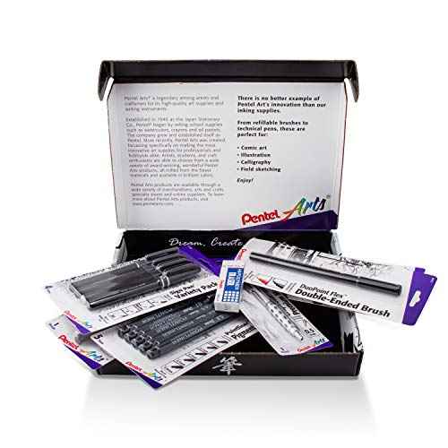 Pentel Arts Inking Box Starter Kit (INKBOXAMZ)
