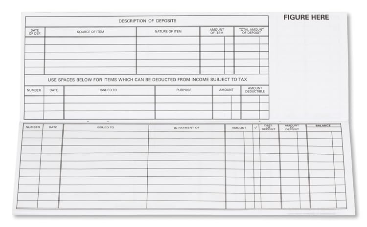 NEBS 59004N Traveller Registers, 5/8 x 3 in, 5 Packs