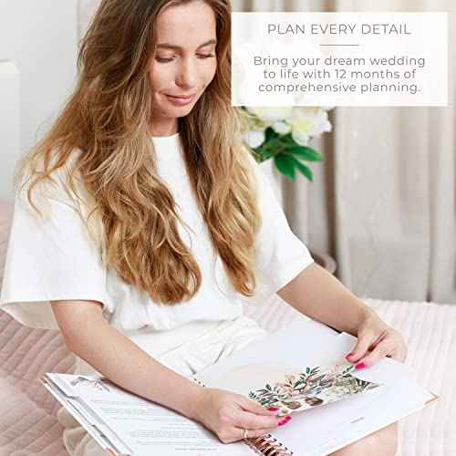 Clever Fox Wedding Planner ? Notebook Organizer for Bride ? Wedding Planning Binder Book with Pockets ? Engagements Gift, 10x11¡È (White)