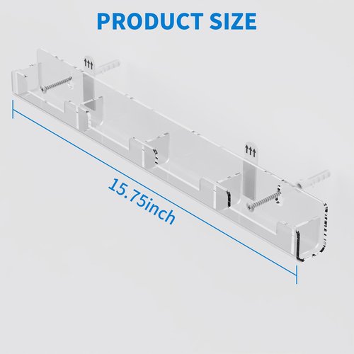 PecMuikee Business Card Holder Wall Mount，2 Pack Gift Card Holder for Wall ，Horizontal Multiple Business Card Holder Organizer for Office (8 Pockets)