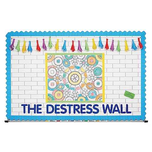 Fadeless Bulletin Board Paper, Fade-Resistant Paper for Classroom Decor, 48¡± x 50¡¯, White Subway Tile, 1 Roll