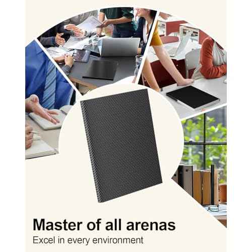 Heavy Duty Black Plastic Folders with 2 Pockets, 10 Pack Textured File Folders with Business Card Slot, Letter Size Filing Supplies for Back to School & Office Organization