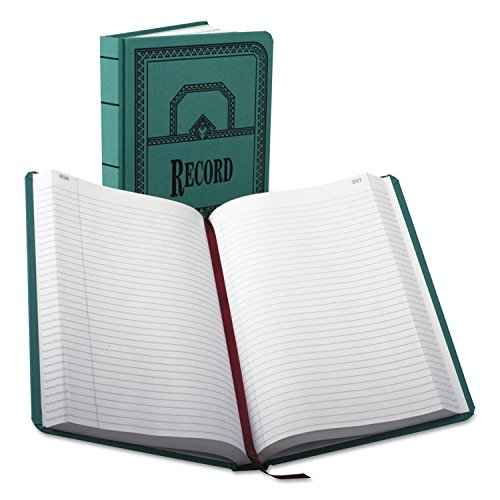 Boorum & Pease 66500R Account Book, Record-Ruled, 500 Pages, 12-1/8-Inch x7-5/8-Inch, Blue