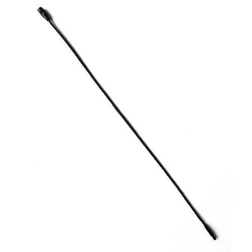 LGEGE 500 pcs 7.5-inch Black Hang Tag Nylon String Snap Lock Pin Loop Fasteners Hook Ties