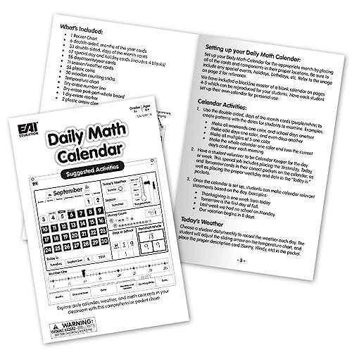 EAI Education Daily Math Calendar