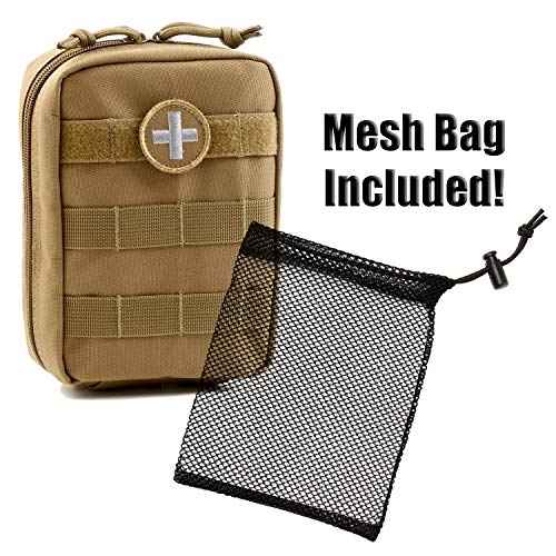 Orca Tactical First Aid Molle Pouch - Heavy Duty IFAK Pouch - Empty Medical Pouch Ideal for Military Use EMTs Law Enforcement Camping and Hiking - Med Pouch for Optimal Organization