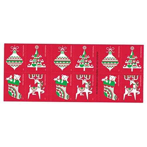 USPS Forever Stamps Holiday Delights - Book of 20 Postage Stamps