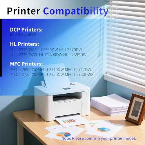 Compatible TN-760 Toner Cartridges Replacement for Brother TN760 TN-760 TN-730 Toner Use with Brother MFC-L2710DW MFC-L2750DW HL-L2370DW HL-L2395DW HL-L2390DW Printer (Black, 4 Pack)