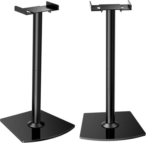Perlegear Universal Speaker Stands - 33.6 Inch Height with Cable Management | Supports Up to 22lbs