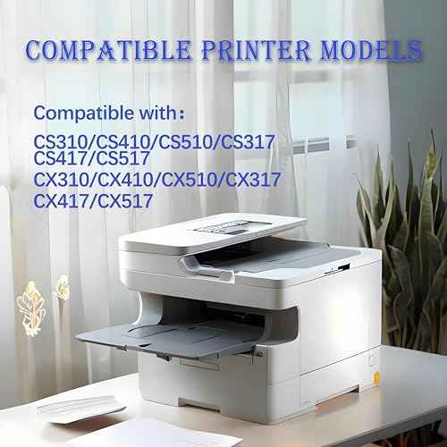 CS310 CX310 Black Toner Cartridges Compatible with Lexmark CS310/CS410/CS510/CS317/CS417/CS517 CX310/CX410/CX510/CX317/CX417/CX517 Toner cartridges 1-Pack£¨70C1HK0 80C1HK0 71B10K0£©