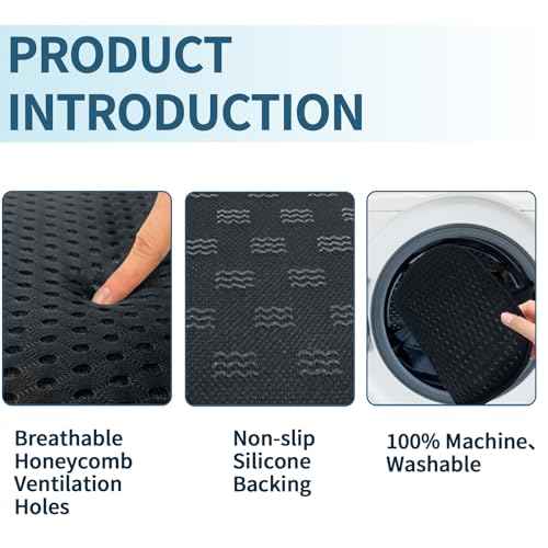 Portable 3D Breathable Seat Cushion ? Foldable, Soft & Lightweight for Airplane Travel Stadium Cushion