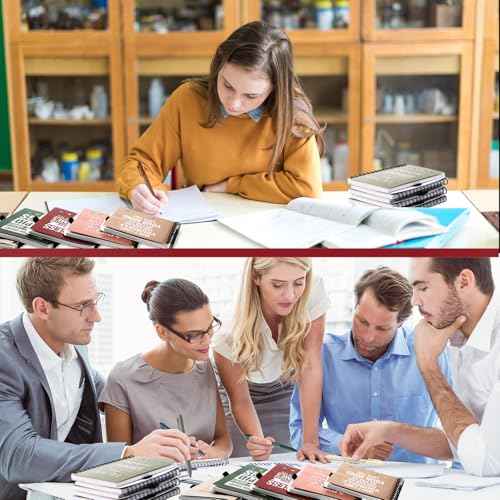 30 Sets Christmas Gifts Inspirational Spiral Weekly Planner Notebooks Ballpoint Pens Sticky Notepads for Students Teacher Employee Coworker Team Staff Vet Tech(Classic Colors)